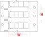 SleeveLabel White Polyolefin 3/32inW