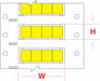 SleeveLabel Yellow Polyolefin 1/2inW