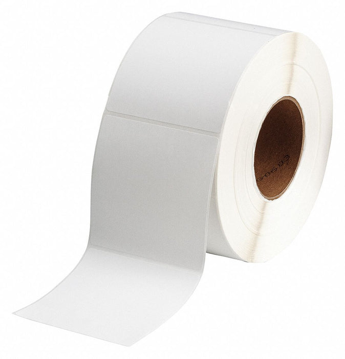 Pre-Cut Label Stock Roll White Matte