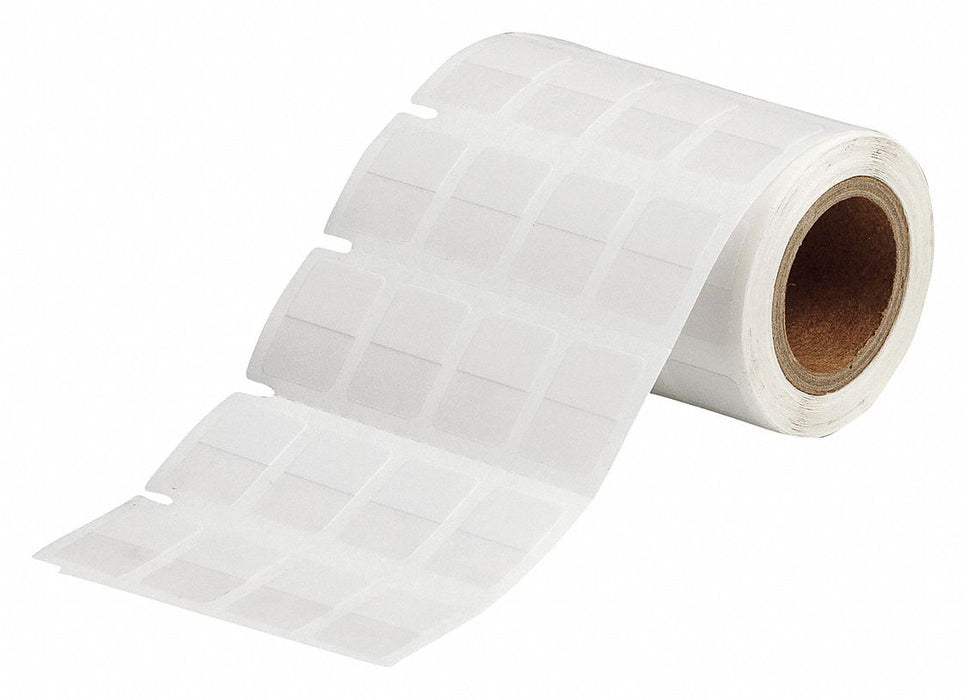 Wraparound Label White Vinyl 1/2 in W