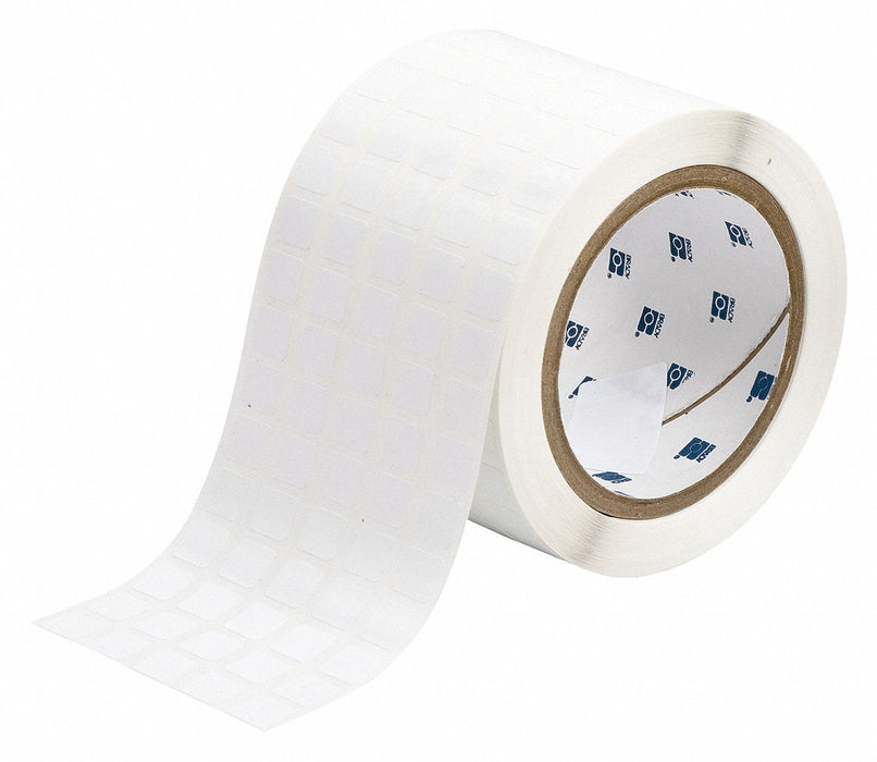 Pre-Cut Label Stock Roll White Gloss