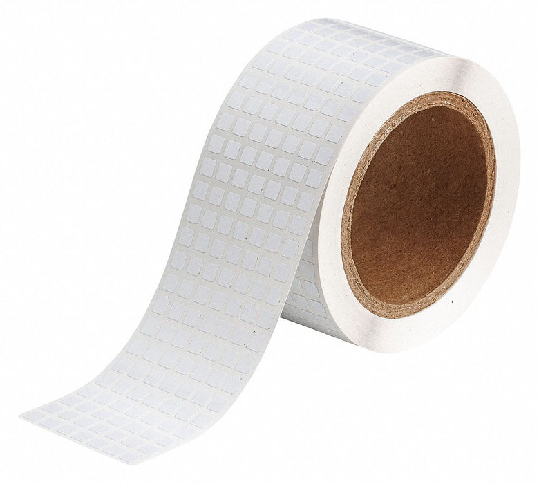 Pre-Cut Label Stock Roll White Gloss