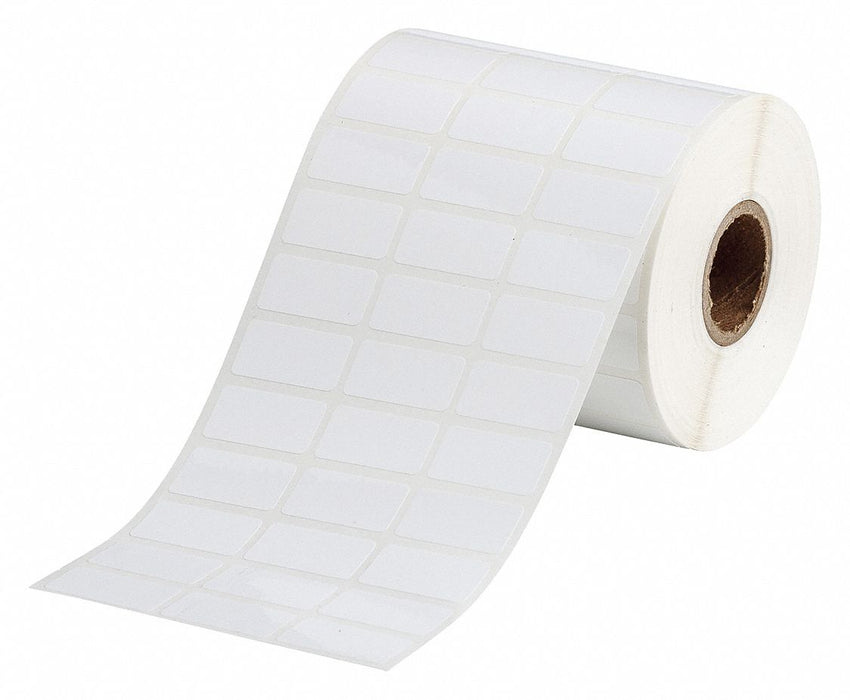 Pre-Cut Label Stock Roll White Gloss