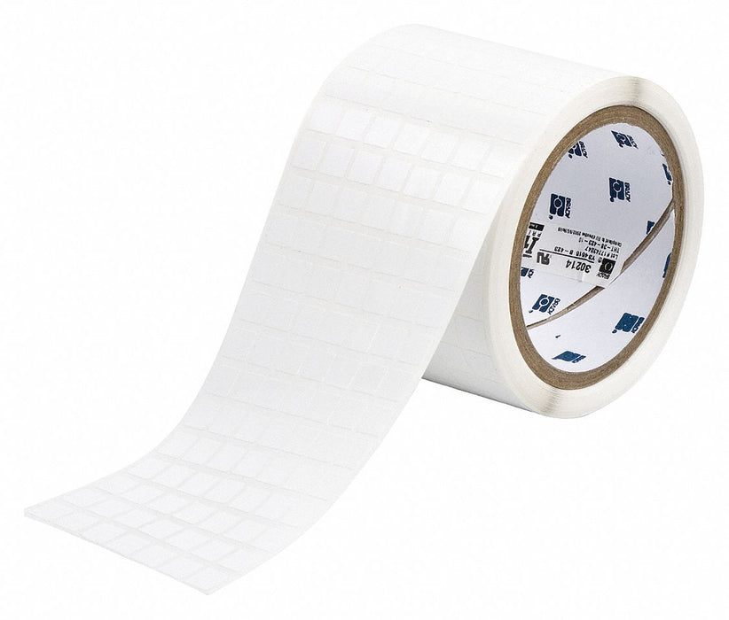Pre-Cut Label Stock Roll White Gloss