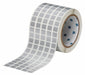 Pre-Cut Label Stock Roll Silver Gloss