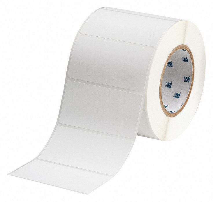 Pre-Cut Label Stock Roll White Matte