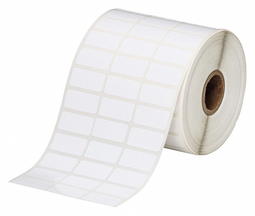 Pre-Cut Label Stock Roll White Gloss