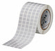 Pre-Cut Label Stock Roll Gray Satin