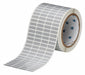 Pre-Cut Label Stock Roll Silver Gloss