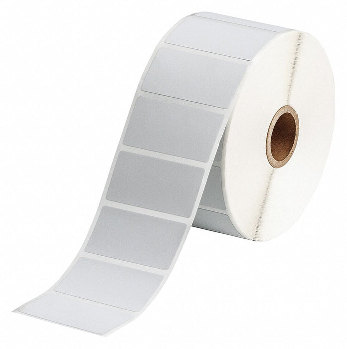 Pre-Cut Label Stock Roll Gray Matte