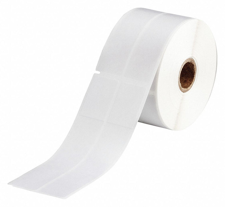 Wraparound Label White Vinyl 1 in W