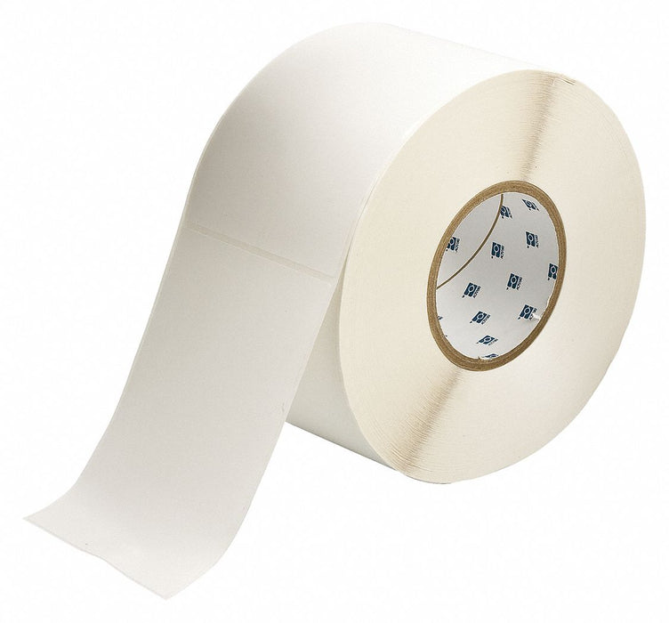 Pre-Cut Label Stock Roll White Matte