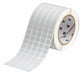 Pre-Cut Label Stock Roll Silver Matte