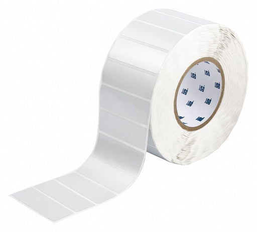 Pre-Cut Label Stock Roll Silver Gloss
