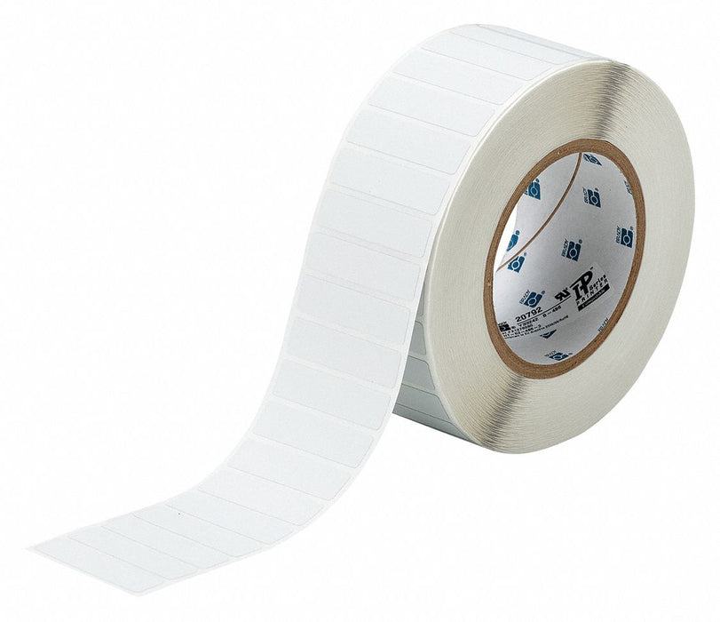 Pre-Cut Label Stock Roll Silver Matte