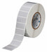 Pre-Cut Label Stock Roll Gray Satin