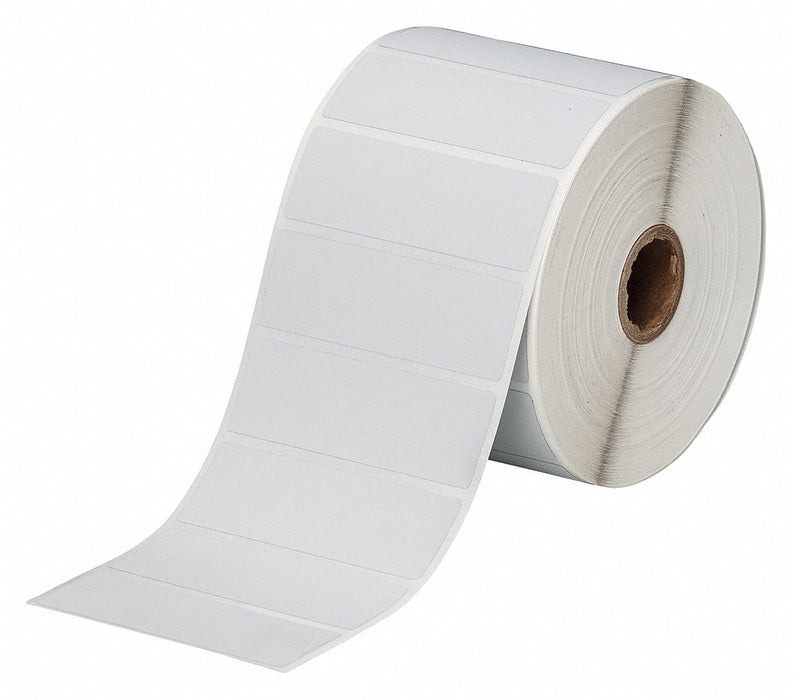 Pre-Cut Label Stock Roll Gray Matte
