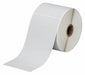 Pre-Cut Label Stock Roll Gray Matte
