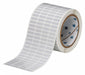 Pre-Cut Label Stock Roll Gray Matte