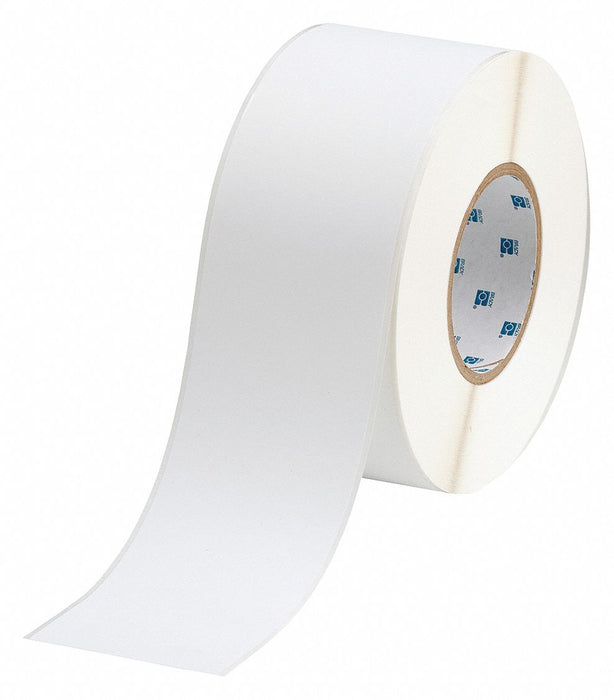 ContinuousLabelStock White Matte 3inW