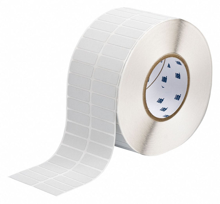 Pre-Cut Label Stock Roll Silver Matte