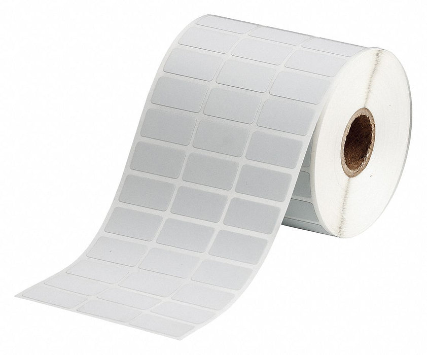 Pre-Cut Label Stock Roll Gray Matte