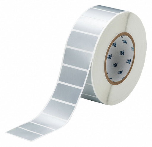 Pre-Cut Label Stock Roll Silver Matte