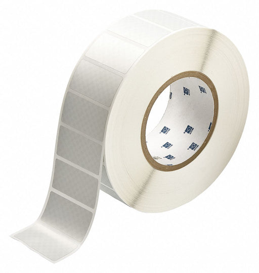 Pre-Cut Label Stock Roll Silver Matte