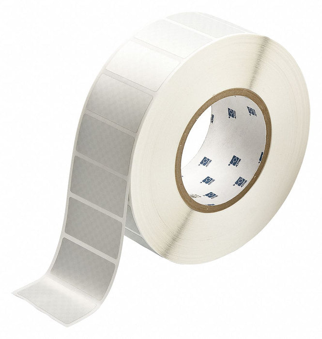 Pre-Cut Label Stock Roll Silver Matte