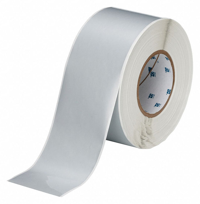 ContinuousLabelStock Silver Gloss 3inW
