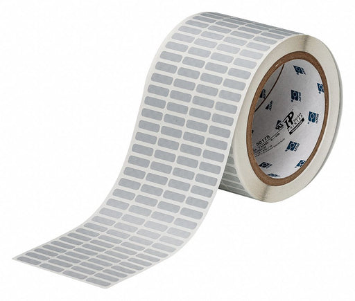 Pre-Cut Label Stock Roll Silver Matte