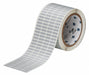 Pre-Cut Label Stock Roll Silver Matte