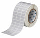 Pre-Cut Label Stock Roll Gray Satin