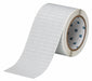 Pre-Cut Label Stock Roll Silver Matte