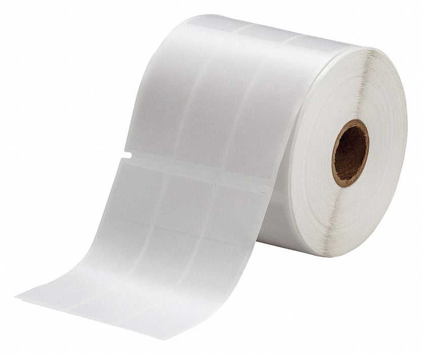 Wraparound Label White Vinyl 1 in W