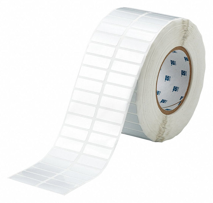 Pre-Cut Label Stock Roll Silver Gloss