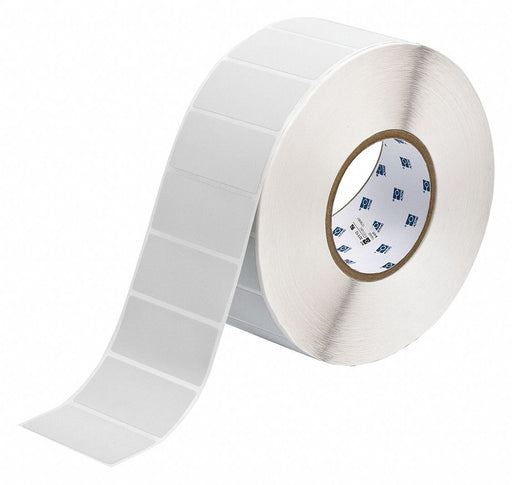 Pre-Cut Label Stock Roll Gray Matte