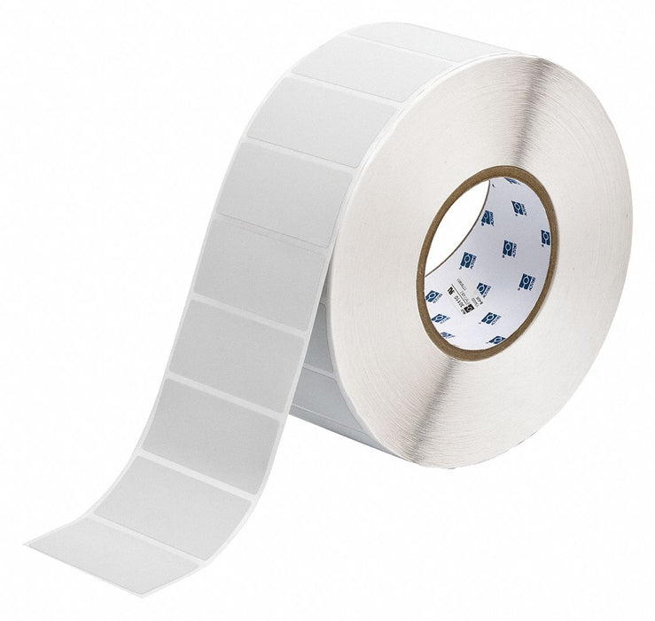 Pre-Cut Label Stock Roll Gray Matte