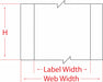 ContinuousLabelStock Gray Matte 4inW