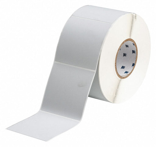 Pre-Cut Label Stock Roll Gray Matte