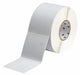 Pre-Cut Label Stock Roll Gray Matte