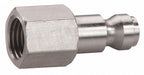 Quick Connect Plug 1/4 Body 304 SS
