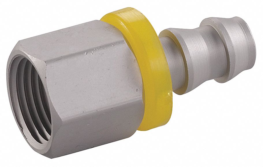 Hose Fitting 3/8 in ID 3/8-18 (F)NPT