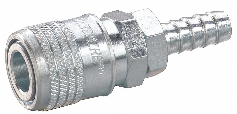 Quick Connect Socket 1/4 Body 3/8 Barb