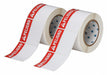 Pre-Cut Label Stock Roll White Gloss