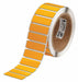 Pre-Cut Label Stock Roll Yellow Gloss
