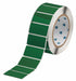 Pre-Cut Label Stock Roll Green Gloss
