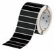 Pre-Cut Label Stock Roll Black Gloss