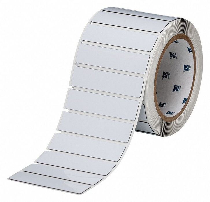 Pre-Cut Label Stock Roll White Gloss