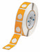 Pre-Cut Label Stock Roll Yellow Gloss